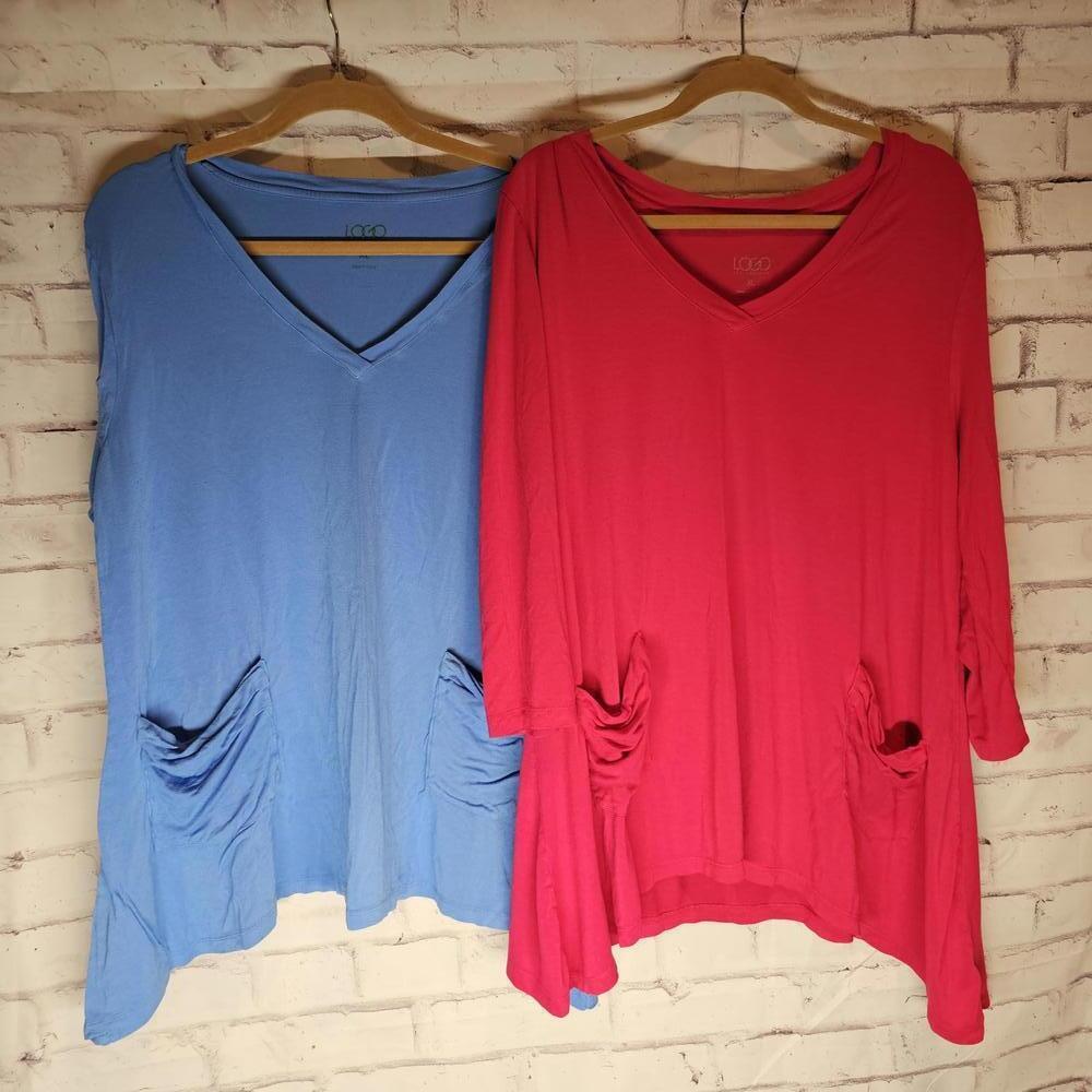 LOGO Flowy Summer Tops